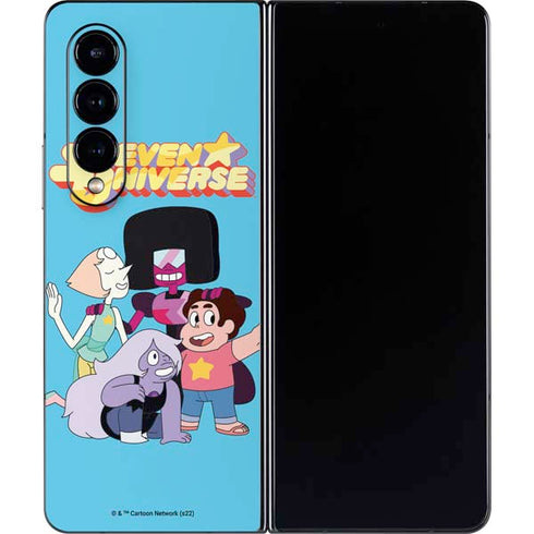 Cartoon Network Steven Universe Steven Universe Characters Galaxy Z Fold4 5G Skin